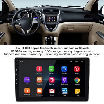 9 Inch Android 8.1 Quad Core Avtomobilski Stereo Radio Predvajalnik HD Pritisnite Zaslon Zaslon GPS BT OBD Navigacija Nastavljiv