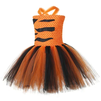 Baby Dekleta Tiger Obleke, Otroci, Živali Halloween Cosplay Kostum za Otroke Srčkan Tutu Obleko Dekle, Risanka Rojstni dan Obleko Malčka
