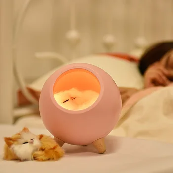 LED Mačka svetlobe USB touch noč svetlobe bionic mačka smart zatemnitev atmosfere lučka dnevna soba, spalnica dekoracijo svetilke počitnice darilo