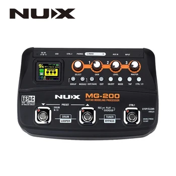 NUX MG-200 Kitara Modeliranje Procesor Kitara Multi-učinki Procesor s 55 Učinek Modeli EU Plug