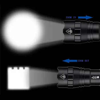 AloneFire tk503 Zoomable LED Lov Svetlobo, Nočno Vizijo Infrardeče Sevanje svetilka+področje uporabe mount+Tlak Switc