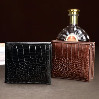Krokodil usnje moda za moške denarnice poslovnih kratek multi-card Krokodil denarnice moške torbice Evropski stil hombres carteras
