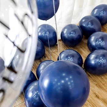 215pcs Macaron blue Balon Garland srebro latex baloni Črpalka Inflator za otroka, rojstni dan, Obletnica stranka, okrasni Material