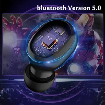 G6S Bluetooth 5.0 slušalke 8D Stereo Brezžična Čepkov Slušalke Mini TWS Vodotesne Slušalke slušalke 3500mAh Moč elari