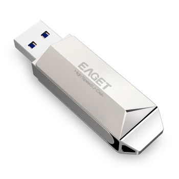 EAGET F70 USB Flash Drive, 64GB Kovinski Nepremočljiva Pendrive USB ključ 32GB Pen Drive Pravi Kapaciteta 16GB USB Flash U disk
