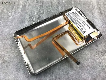 Knotolus metal nazaj stanovanj primeru zajema audio jack hold 650mAh baterija zbora za iPod 5. gen video 30gb