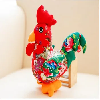 1piece 20 cm Kitajski slog piščanec maskota risanka piščanec plišastih igrač