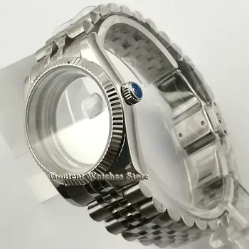 Parnis Watch Primeru 36mm Safirno Steklo Watch Primeru Z Zapestnico Fit ETA 2836 Miyota 8215 821A galeb 1612 Gibanja