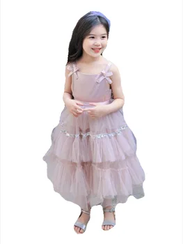 Elegantno Dekleta Svileno Obleko s Plastmi Cape Oblačila, ki Najstnik Stranka Obleke z Tutu Princesa Vestido Oblačila