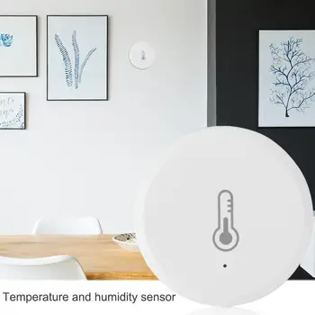 Tuya Temperatura Vlažnost Senzor Alarmnega Sistema Napravo Inteligentni Dom za Amazon Alexa Google Temperatura Detektorja Varnosti Prop