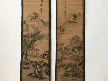 Kitajska slaven slikarstvo stare pomika Štiri zaslon okrasite krajinskega slikarstva