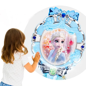 Dekleta Disney Zamrznjeno 2 Elsa Princesa Čarobno Glasbo Ogledalo Ličila Igrače Glavnik Zapestnica Play House Princesa, Nakit, Igrače Otroci Darilo