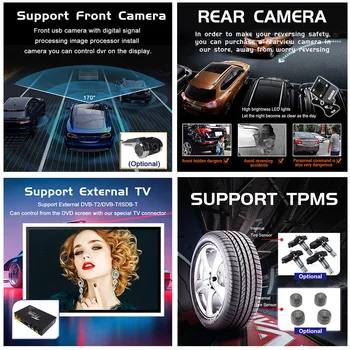 Za Hyundai I40 Android10.0 avto DVD predvajalnik, GPS multimedia Auto Radio avto navigator stereo sprejemnik Vodja enote IPS GPS 4G+64GB