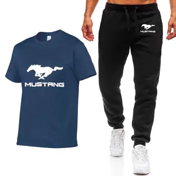 2020 nova moda za moške poletne moška T-shirt Mustang avto logotip tiskanja hip hop prosti čas bombaža, kratek rokav visoke kakovosti T-shirt