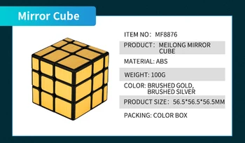Moyu Meilong Ogledalo 3x3x3 Kocka Magic Cubing Hitrost Strokovno Puzzle Cubo Magico Igrače Za Otroke Ogledalo Bloki 3x3 Kocka