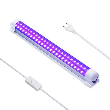 10W Disco luči UV LED Blacklight Integrirane Cevi UV Sušenja Lučka LED Vijolična Svetloba T8 Cev za Blacklight Stranka Barve Telesa