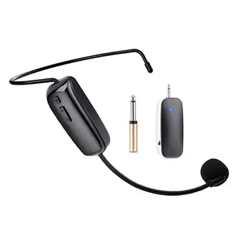 Brezžični Mikrofon Slušalke UHF Ročni Zvočnika Nastavite z Mikrofonom šumov Lahki Žične Slušalke Vroče Prodaje
