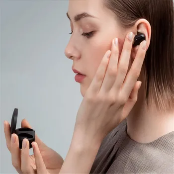 Novo Xiaomi Redmi AirDots 2 Bluetooth 5.0 Brezžične Slušalke TWS Levo Desno Nizek Las Način Bluetooth 5.0 zmanjšanje Hrupa Slušalke