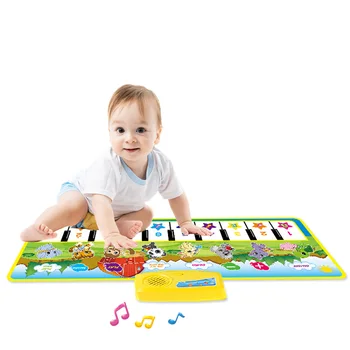 Novo Otrok Prevelik Klavir Igrača Glasbe Odejo Baby Ples Mat Glasbe Preprogo Klavir Igra Pad Nazaj Anti-Skid Neto Plezanje Mat