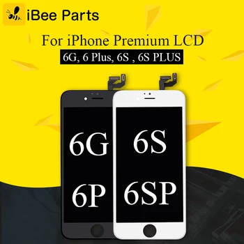 IBee Deli 10pcs za Dodatne Premije Za iPhone 6 6S LCD Za iPhone 6S 6S Plus Zaslon Zamenjava