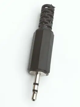100 kozarcev Avdio Moški 2,5 mm Vtič Priključek priključek za Spajkanje adapter