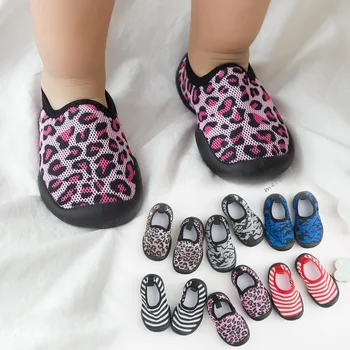 Otrok čevlji novo otrok korejski mrežnimi dihanje plitvo čevlji za moške in ženske baby anti-skid malčka čevlji tla čevlji mehko