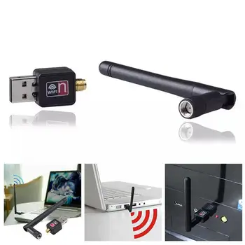 Prenosni Mini WIFI USB Adapter MT7601 150Mbps USB 2.0, WiFi Brezžična Omrežna Kartica 802.11 b/g/n WLAN Adapter