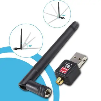 Prenosni Mini WIFI USB Adapter MT7601 150Mbps USB 2.0, WiFi Brezžična Omrežna Kartica 802.11 b/g/n WLAN Adapter