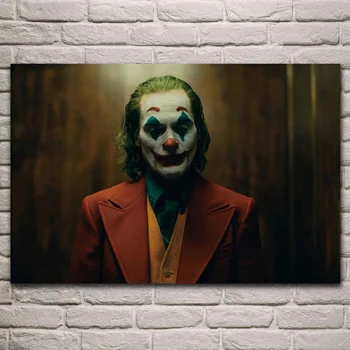 Joker nasmeh razpoloženje fantasy art dnevna soba dekor doma wall art dekor les, okvir tkanine plakat