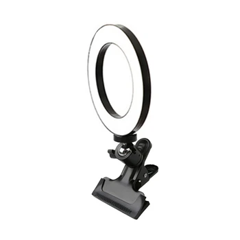 Foto Studio Selfie LED Obroč Svetlobe Devet Ravni Svetlosti Za Youtube Video Kamero Studio Z USB vpenjalno Držalo Oprema