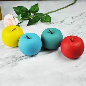 Nordijska Ustvarjalnost Barvito Keramiko Apple Obrti Dekoracijo Doma Dnevna soba Namizje Božič Majhne Okras Sadje Kip Darilo