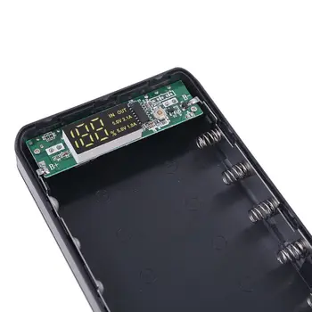 LCD-Zaslon DIY 10x18650 Baterije Primeru Power Shell Banke Polnilnik Polje Pribor U1JA