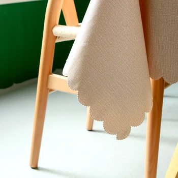 PVC Prt kuhinjsko mizo, Bež barve Dekorativni Nepremočljiv odporen na Olja Sodobna Moda Pravokotne Tabela Zajema Čaj Namizni prt