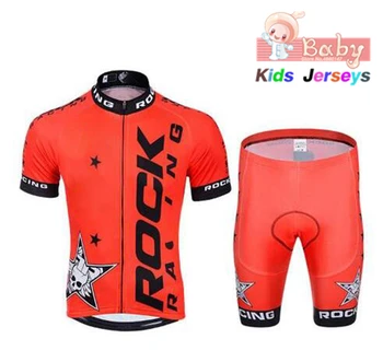 2020 Rock Otrok Kolesarski Dres Komplet Dekle Kratek Sleeve Kolesarjenje Majica Fantje Kolo, Kolesarska Oblačila, Oblačila Ropa Ciclismo Športnih Obrabe