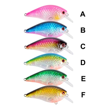6 Barv 1PC Ročice Fishing Lure 8 cm-3.15