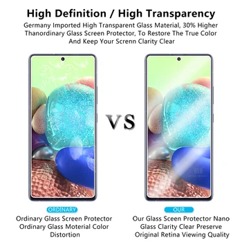 2Pcs Kaljeno Steklo Za Samsung Galaxy Kvantni Screen Protector For Samsung Galaxy Kvantni 6.7 Zaščitno Steklo Film
