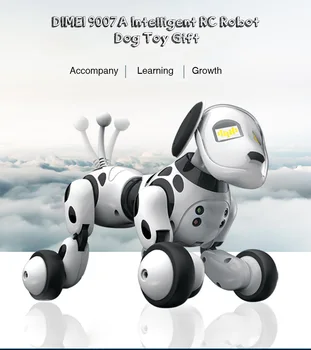 DIMEI 9007A Smart Robot Pes 2.4 G z Brezžičnim Daljinskim Otroci Igrače Inteligentni Govorijo Robot Igrača za Psa Elektronski Pet Darilo za Rojstni dan