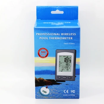Brezžični Swim SPA Bazen Termometer Brezžični Digitalni LCD Notranja Zunanja Ribnik Spa jacuzziju Plavajoče Temperature Merilnik Oddajnik