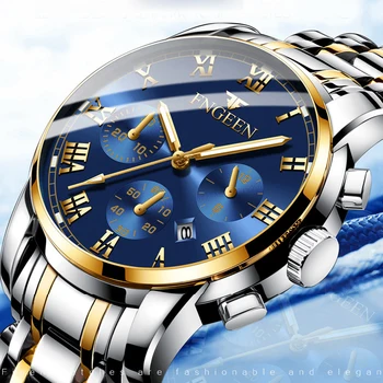 Reloj Hombre 2020 Luksuzne blagovne Znamke v Novo Črnega Jekla Nepremočljiva Zapestne Ure za Moške Ure Znanih Poslovnih Quartz uro Moški Gledajo Človek