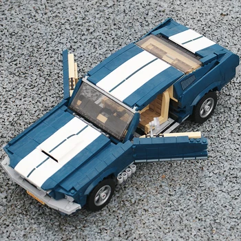21047 1648PCS Modra Super Racing Tehnika Avto GT500 Določa Model Gradnjo Kompleti Bloki, Opeke Izobraževalne Igrače, Darila Za Otroke, Fantje