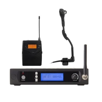 Bolymic Strokovno UHF Instrument Brezžični Mikrofon za Saksofon Trobenta Tuba fazi mikrofon Za Karaoke Šoli stranka