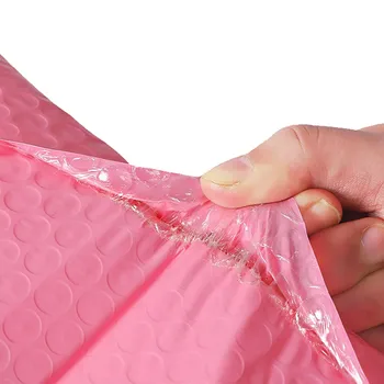 50Pcs Roza polymailer ovojnice Sebi Pečat poštni mehurček pošiljatelji shippping vrečke za mala podjetja dobave Oblazinjeni kuverti #W