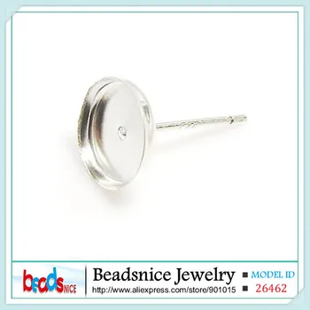 Beadsnice ID26462 925 sterling srebro ročno izdelan nakit uhani za ženske z earing nazaj fit 7mm gem