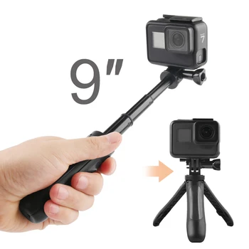 Ročno Mini Stojalo, Selfie Palica Podaljša Monopod za GoPro Hero 9 8 7 6 5 Yi 4K Sjcam Sj8 Eken H9r Dji Osmo Action Cam