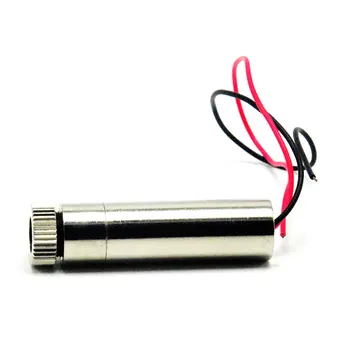 3in1 Pika/Line/Cross Focusable 650nm 50mw Rdeč Laserski Modul za določanje Položaja Luči w 12 mm Heatsink