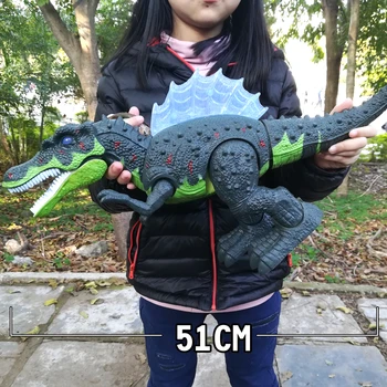51 cm Vrhunske kakovosti Velikih Električnih Hoja Dinozaver Igrača zgodnje izobraževanje izobraževalne igrače za otroke, Otroci Igrače Boy