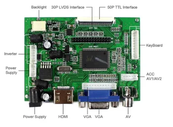 HDMI+VGA 2AV Nadzorni Odbor Komplet za B141XG05 LTN141XB LP150X09 B150XG02 1024 X 768 LCD LED zaslon za Voznika Odbor