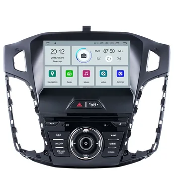 1 Din Avto brez DVD Multimedijski predvajalnik Android 9 GPS Stereo Sistem Za Ford/Osredotočiti 2012-2017 Radio FM osem Jeder 4+32 G glavna enota