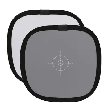 Dvostranski Design 30 cm 18% Zložljive Sivo Kartico Reflektor Beline Dvojni Obraz, ki se Osredotočajo Odbor Z Carry Bag