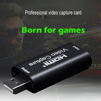 4K Video Capture Card USB 2.0, HDMI Video Grabežljivac Zapis Polje 60Fps PS4 Igra DVD Kamere HD Kamera Snemanje Živo
